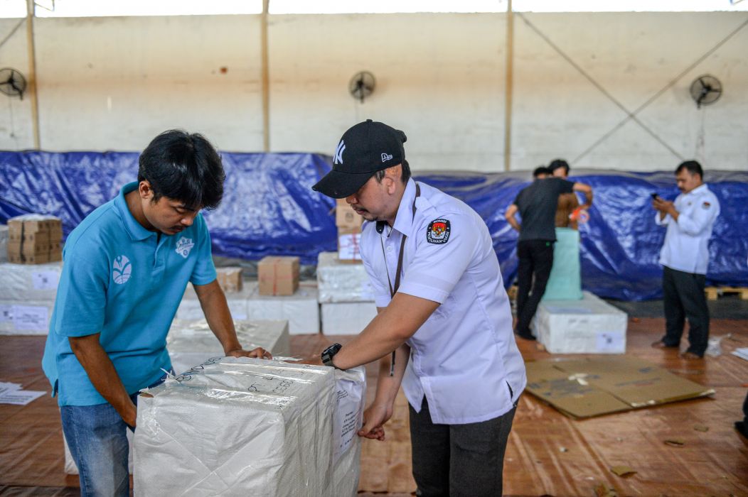 KPU Bandung Barat Antisipasi Cuaca Untuk Distribusi Logistik Pemilu