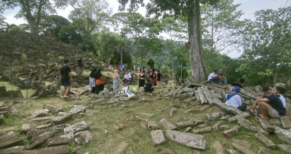 Libur Akhir Tahun, Kunjungan Wisatawan ke Situs Megalitikum Gunung Padang Normal