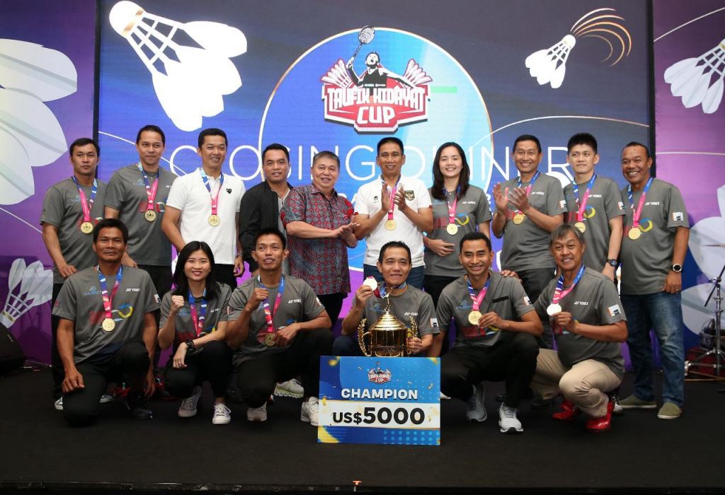 Tim THA Juara Taufik Hidayat Cup 2024