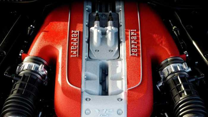 Ferrari V12 engine cars with top performance