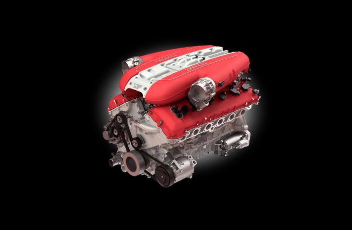 Ferrari V12 engine cars with top performance